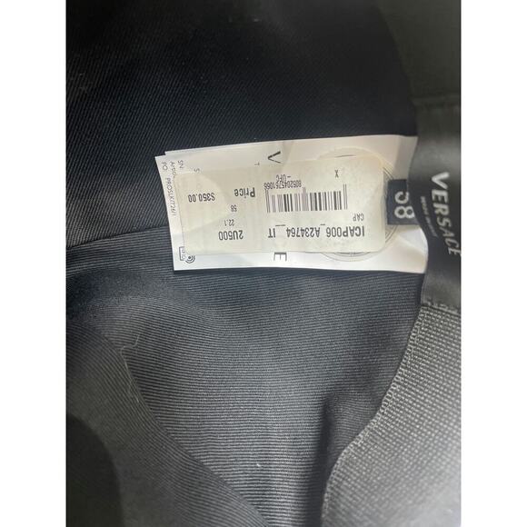 Versace Navy Blue Logo Cap - Like New